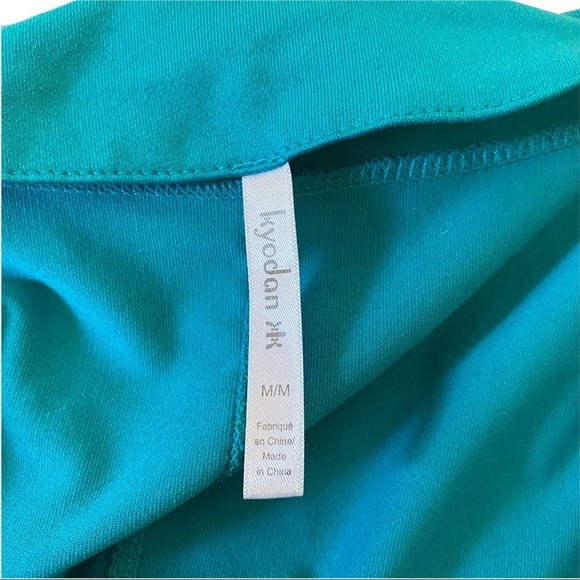Kyodan Turquoise Blue Full-Zip 2 Slit Pockets Athleisure Track Jacket Women’s M - Picture 8 of 10